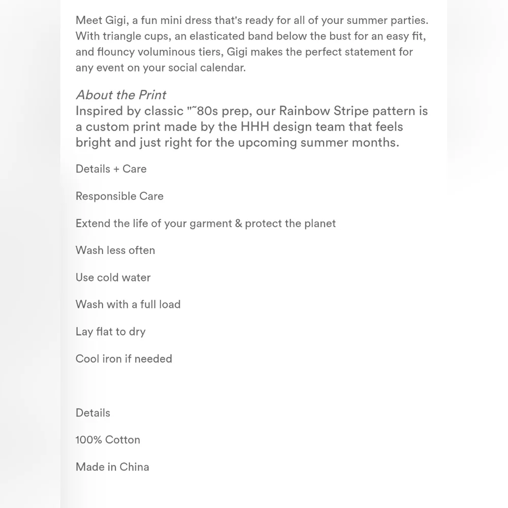 Hill House The Gigi Dress In Rainbow Stripe - Picture 5 of 5